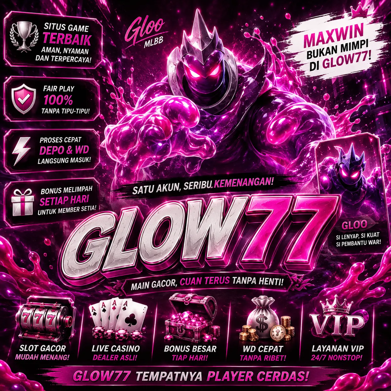 Glow77 Banner